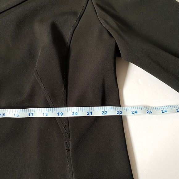 Danny & Nicole Blazer Womens Black Plus Size 18W Vintage 4 Button Collared Flaws - Picture 13 of 16